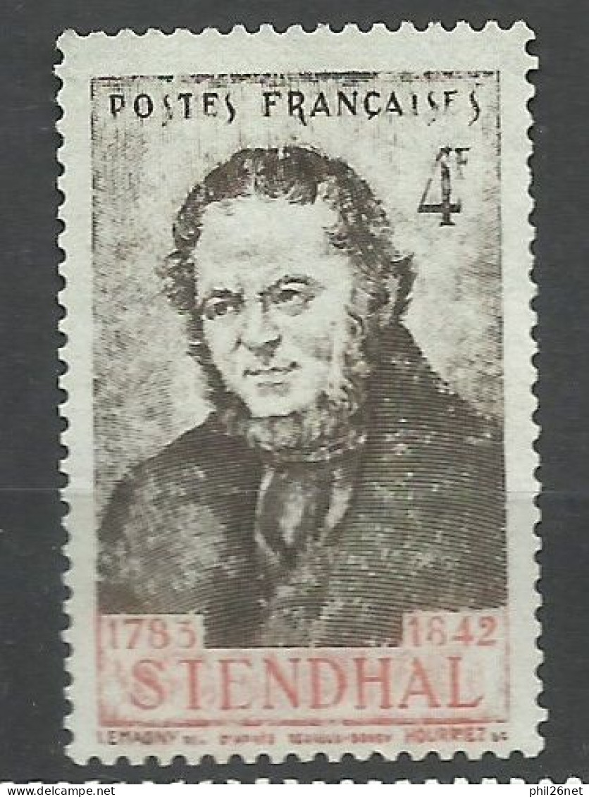 France  N °  550  Stendhal Impression Dépouillée     Neuf    (  * )       B/TB    Voir Scans           Soldé ! ! ! - Unused Stamps