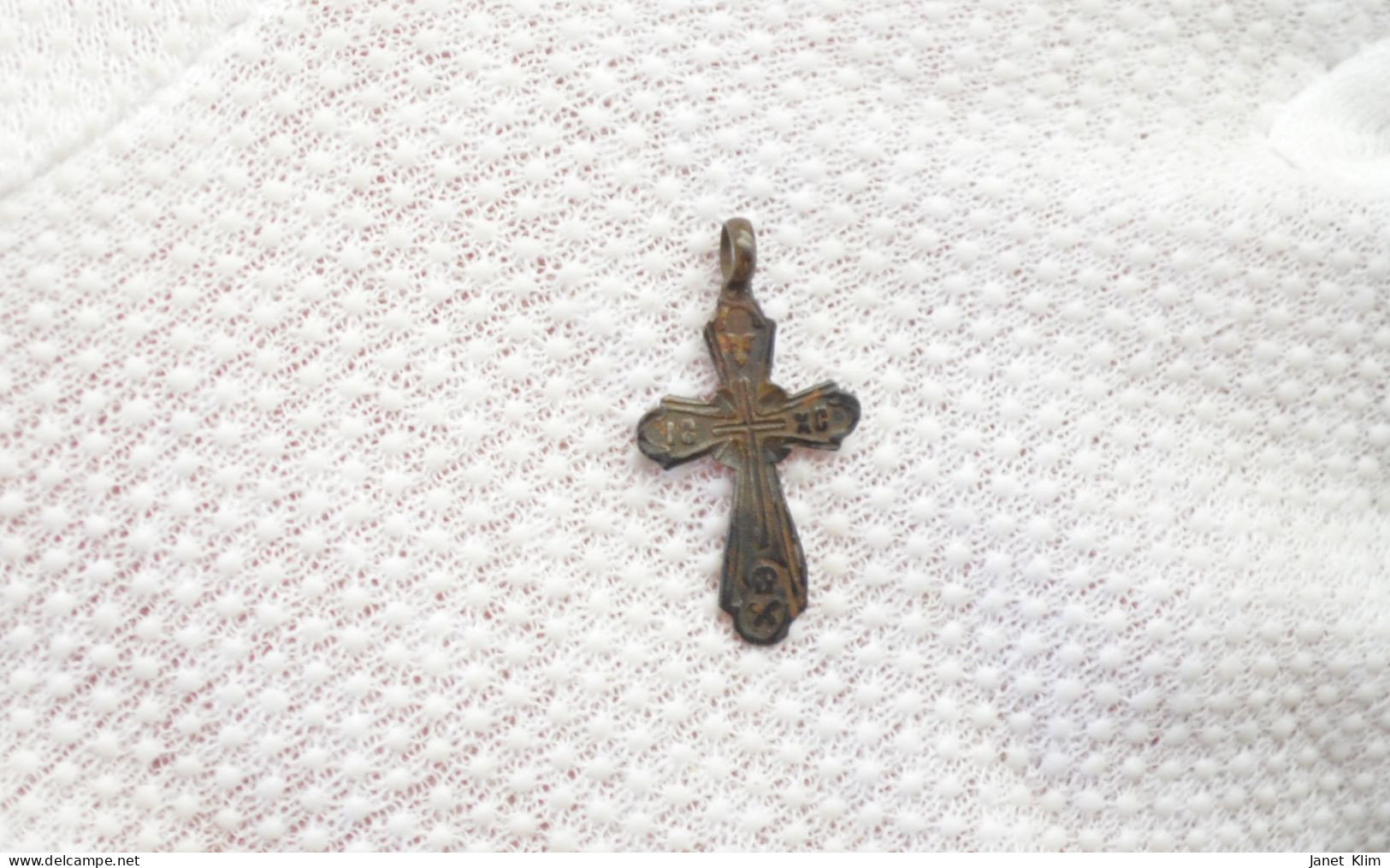 Vintage Antique Cross 84 Sterling Silver - Otros & Sin Clasificación