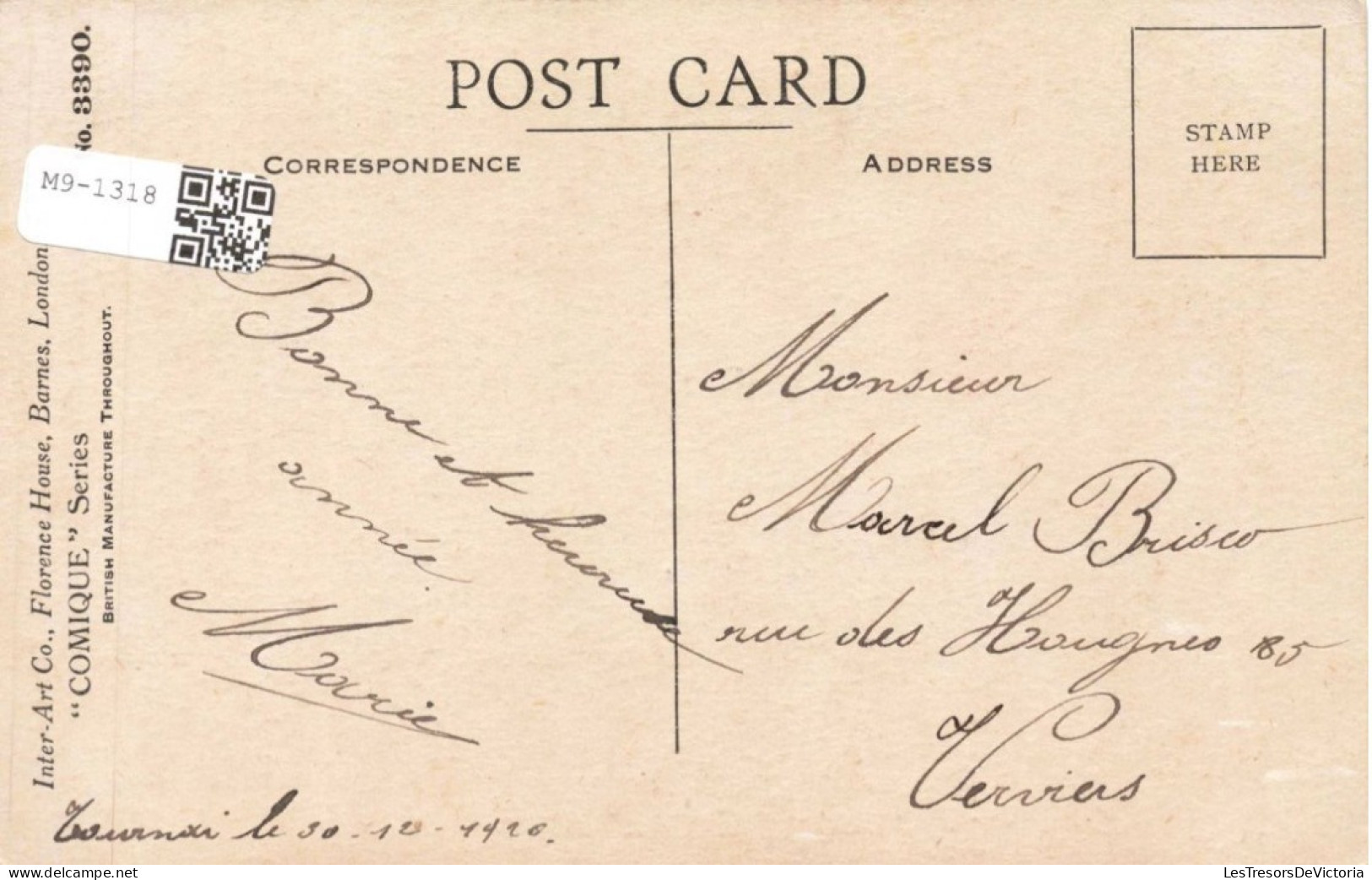 [-10%] FANTAISIES - Animaux  - Chats Et Chiens - Colorisé - Carte Postale Ancienne - Gekleidete Tiere