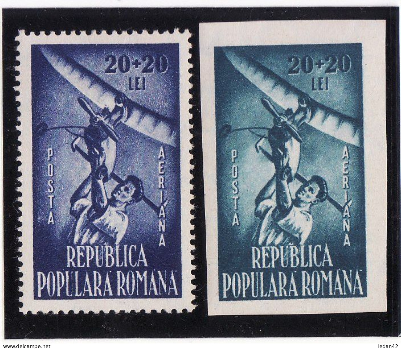 Roumanie 1948, Cat. Yvert N° PA51/52 **. - Unused Stamps
