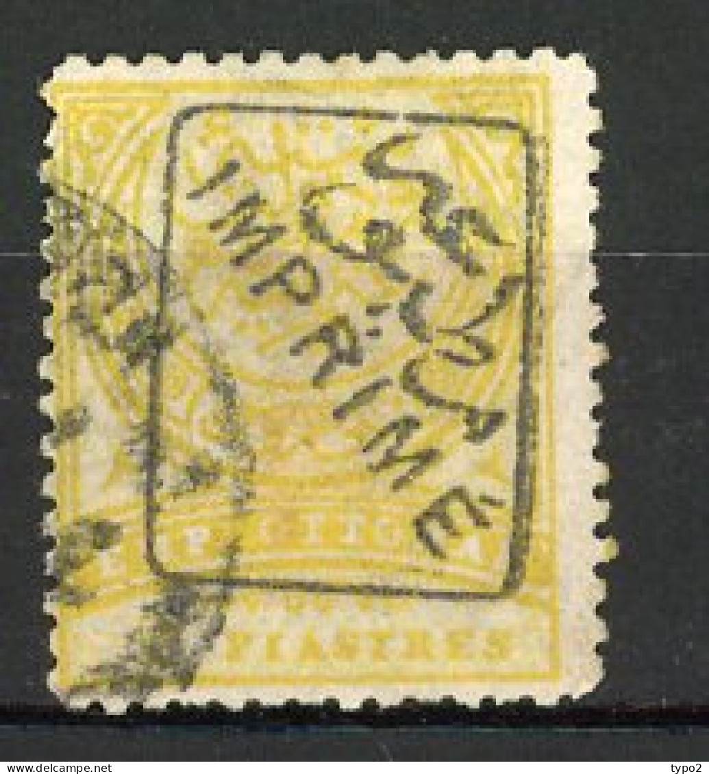 TURQ. -JOURNAUX  Yv. N° 5  (o)  2pi Jaune-olive Et Gris Cote 220 Euro BE  R 2 Scans - Newspaper Stamps