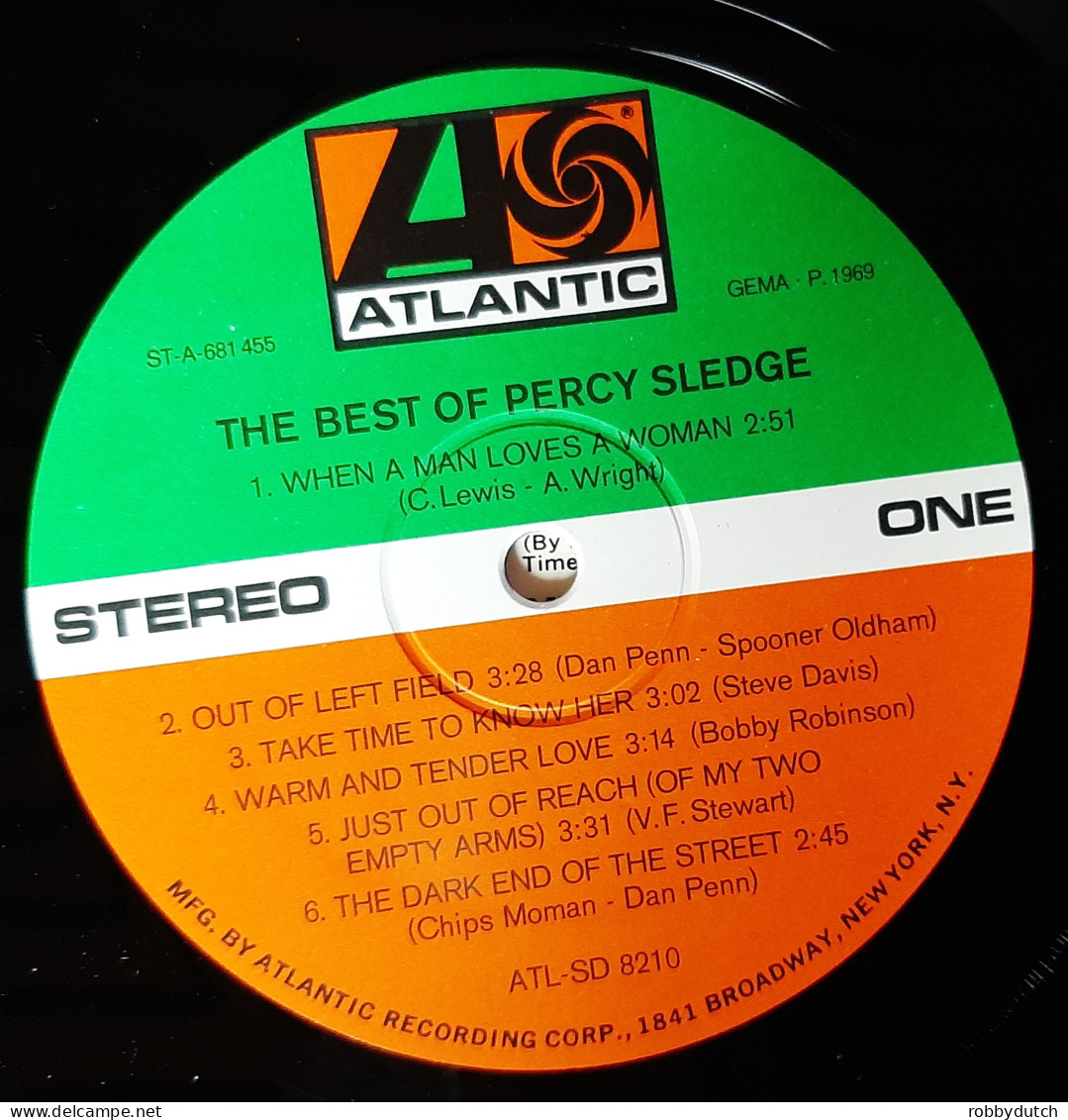 * LP *  THE BEST OF PERCY SLEDGE (Germany 1969 EX-) - Soul - R&B