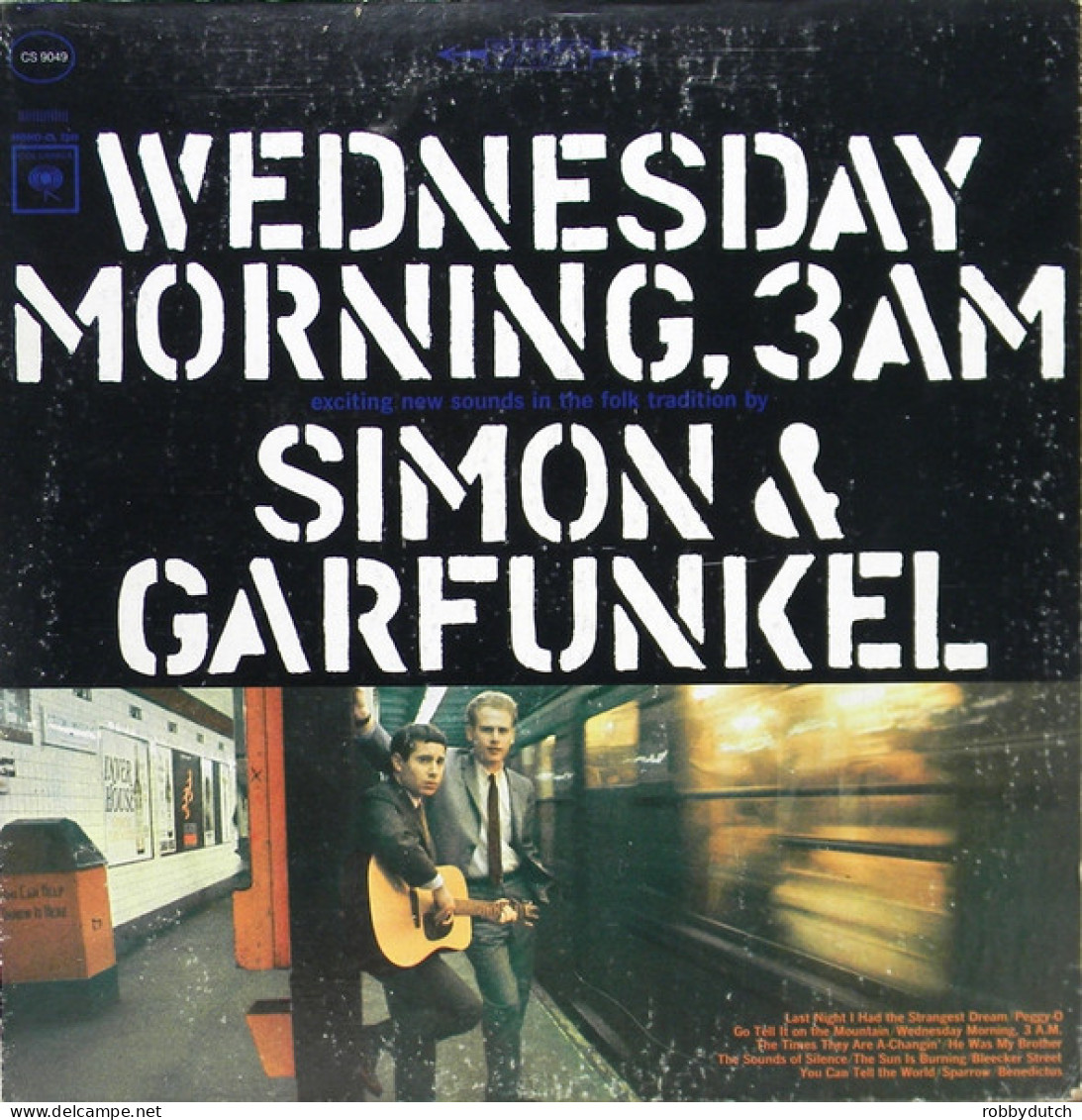 * LP *  SIMON & GARFUNKEL - WEDNESDAY MORNING 3 A.M. (USA 1968 EX-) - Country & Folk