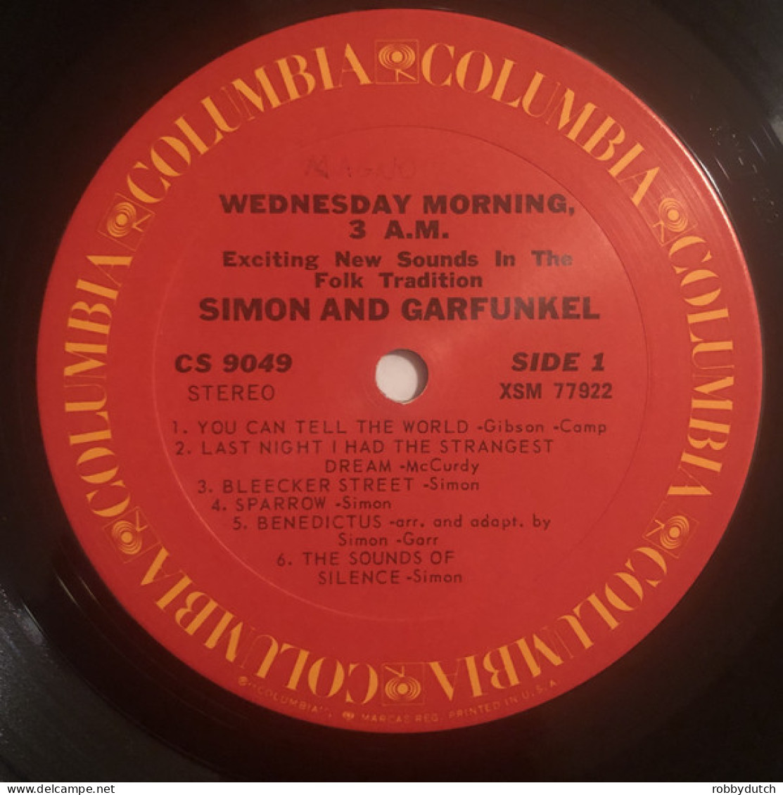 * LP *  SIMON & GARFUNKEL - WEDNESDAY MORNING 3 A.M. (USA 1968 EX-) - Country En Folk