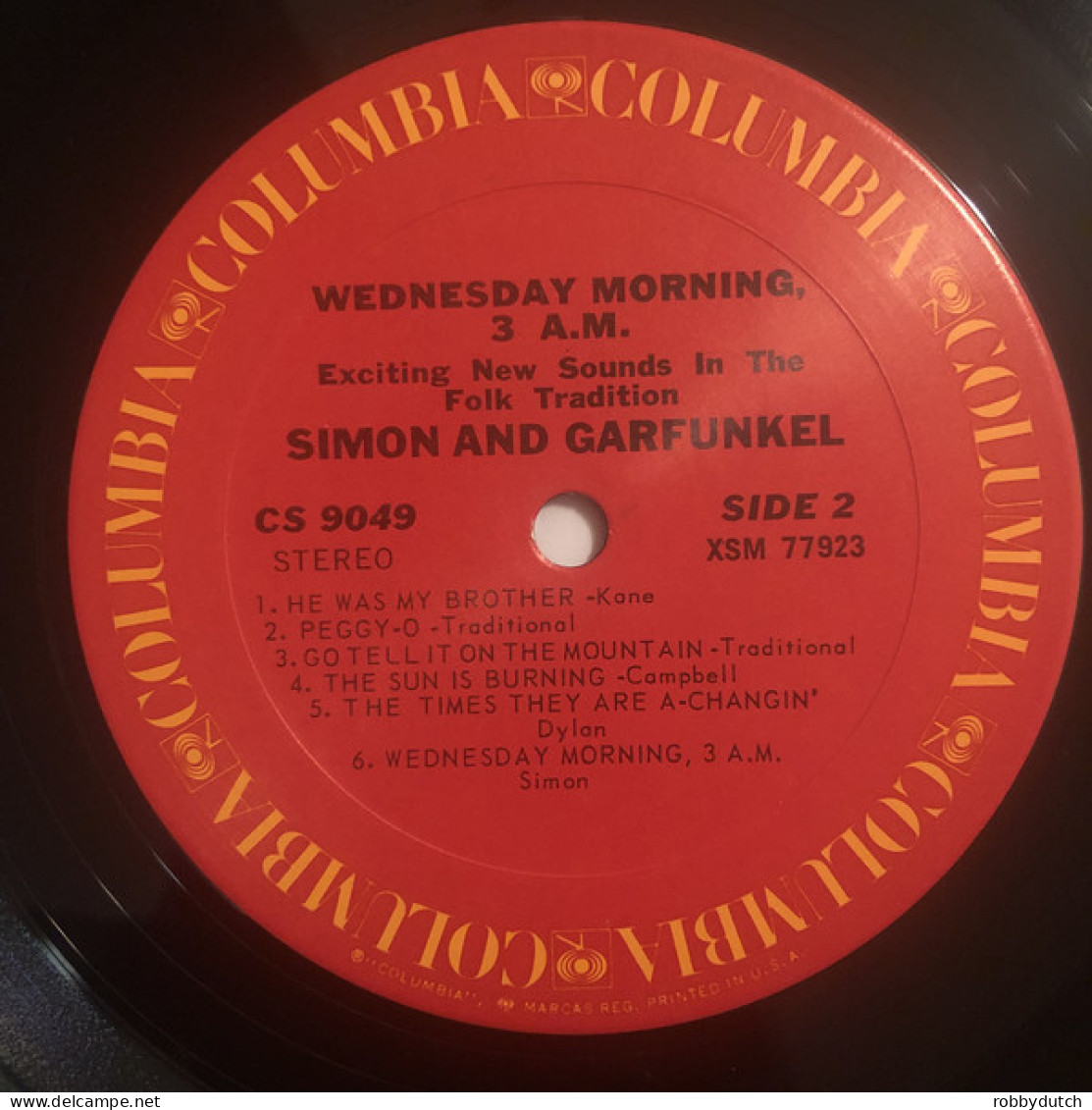 * LP *  SIMON & GARFUNKEL - WEDNESDAY MORNING 3 A.M. (USA 1968 EX-) - Country & Folk