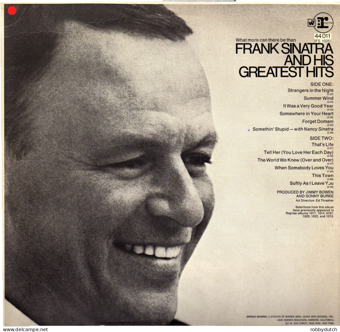 * 2LP *  FRANK SINATRA - GREATEST HITS Vol. 1 + 2 (Germany 1973 EX-) - Jazz