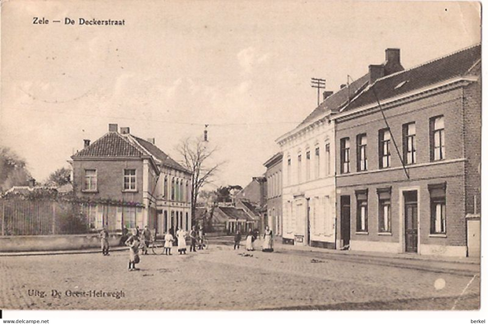 ZELE  De DECKERSTRAAT FELDPOST DUITS  1916  Ref  704 D 1 - Zele