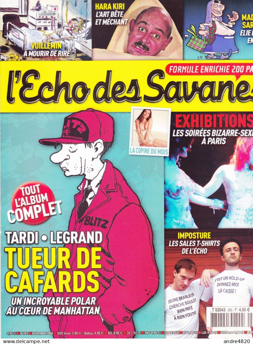 L'ECHO DES SAVANES N°265 – Novembre 2006 (Tardi) - Humour