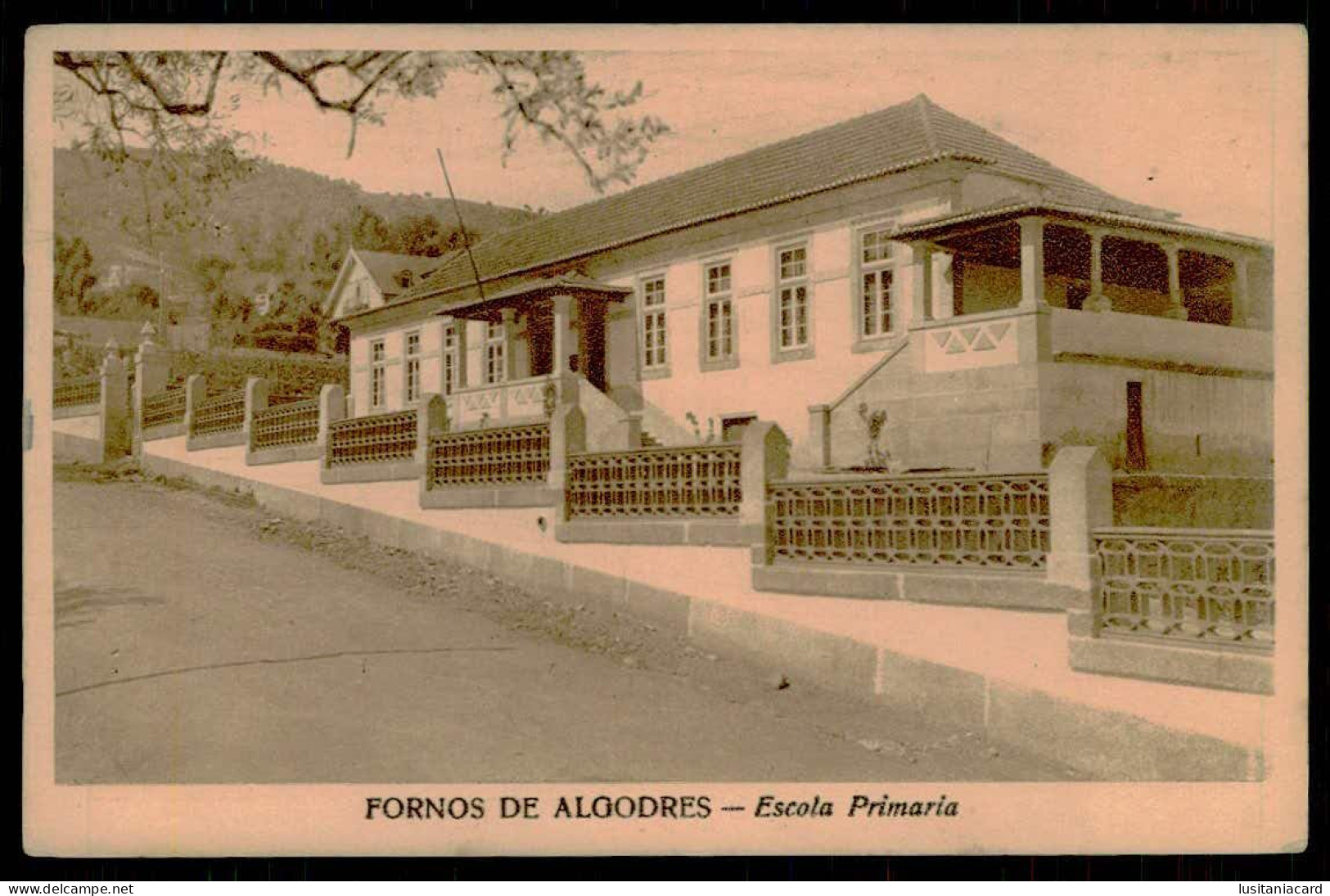 FORNOS DE ALGODRES - ESCOLAS - Escola Primaria.( Ed. Ocogravura Lda. ) Carte Postale - Guarda