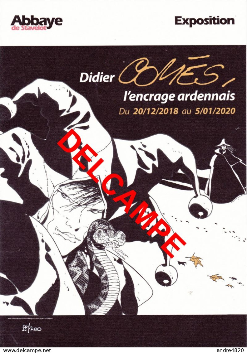 Tiré-à-part Expo Didier Comès - L'Encrage Ardennais – Stavelot - Posters