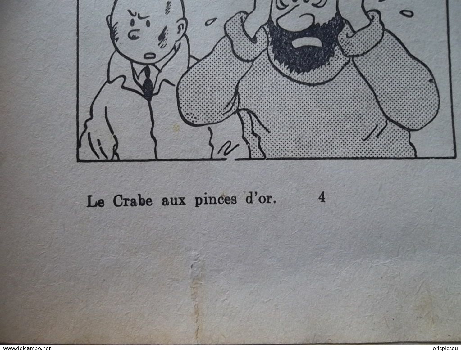 Le Crabe Aux Pinces D'Or E.O. A13 1941 . Le Plus Rare ! Pinces en Bas ! ( Lire )