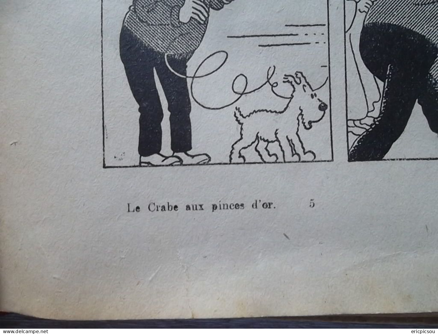 Le Crabe Aux Pinces D'Or E.O. A13 1941 . Le Plus Rare ! Pinces en Bas ! ( Lire )