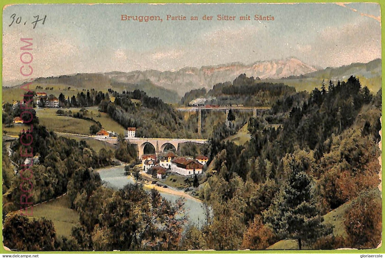 Ad5682 - SWITZERLAND Schweitz - Ansichtskarten VINTAGE POSTCARD - Bruggen - 1909 - Brugg