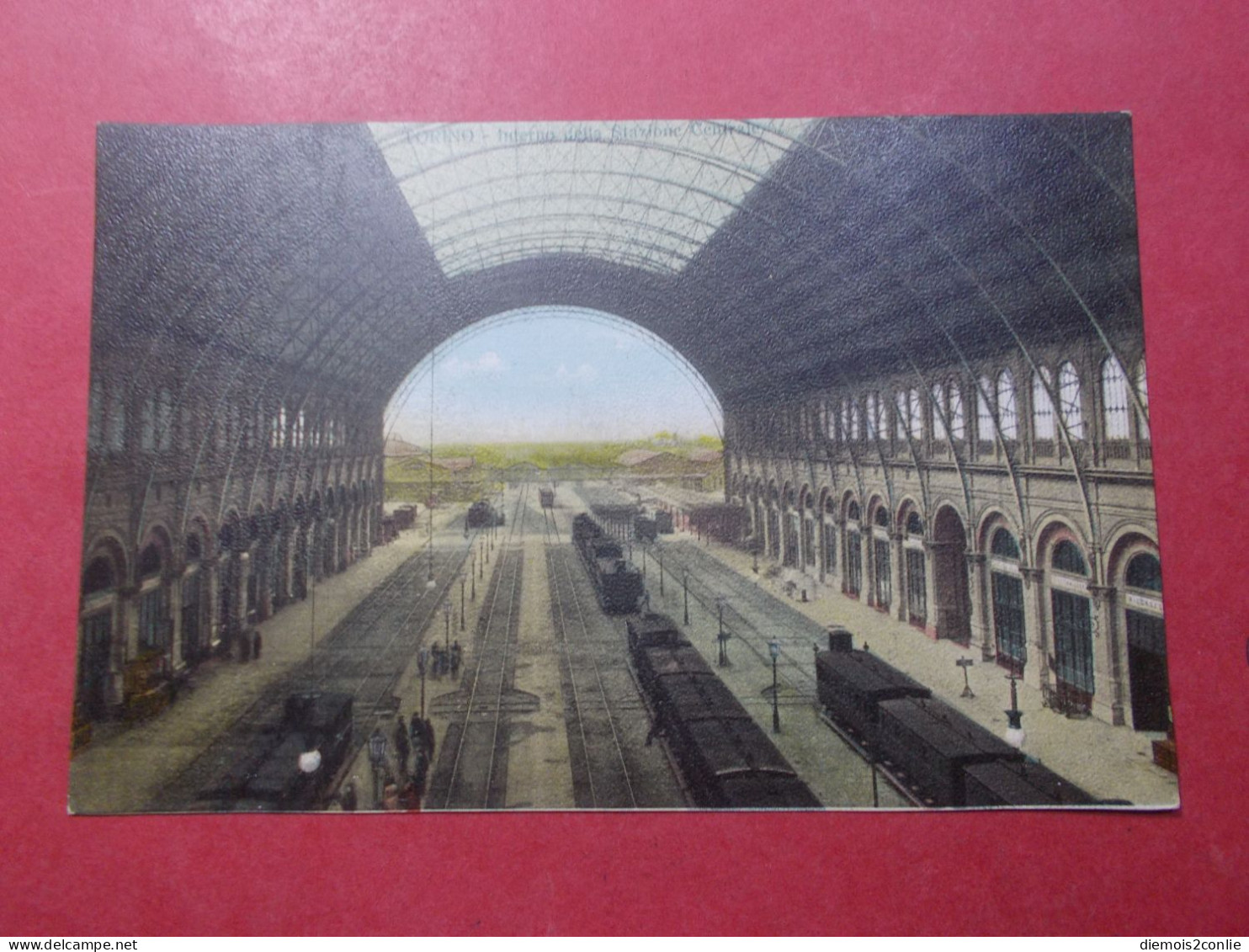 Carte Postale - ITALIE - Interieur De La Gare De Turin (4784) - Transportes