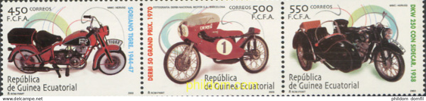 199782 MNH GUINEA ECUATORIAL 2004 MOTOCICLETAS - Guinée Equatoriale