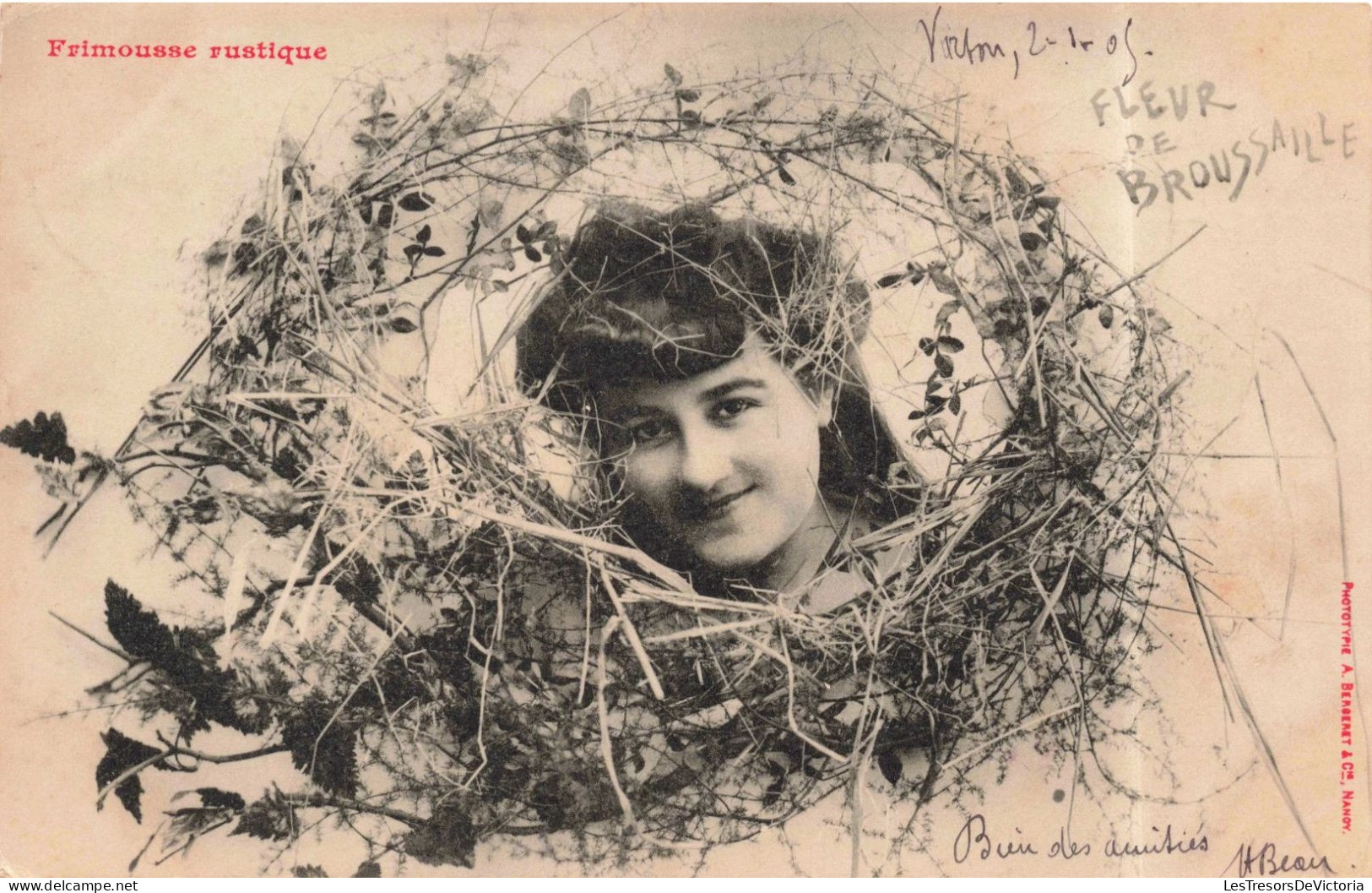 PHOTOGRAPHIE -  Frimousse Rustique - Carte Postale Ancienne - Photographie