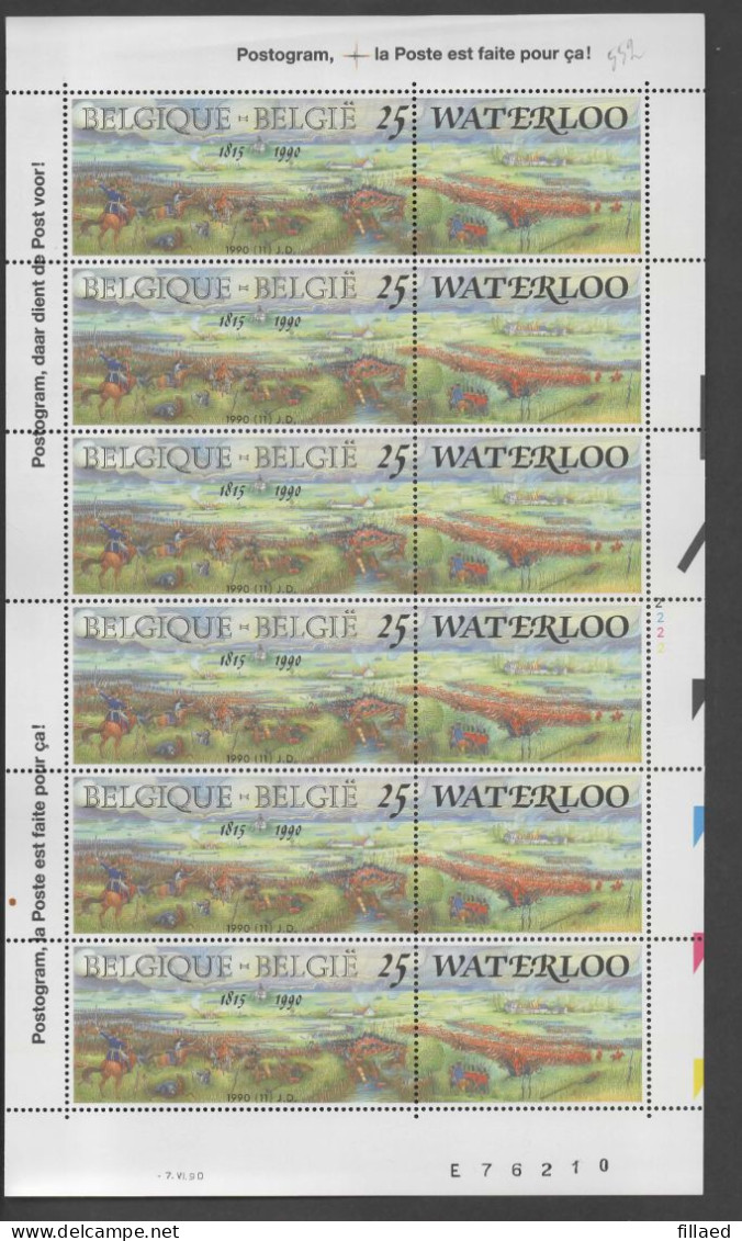 België Voledig Vel 2376** Plaatnr 2 - 1981-1990