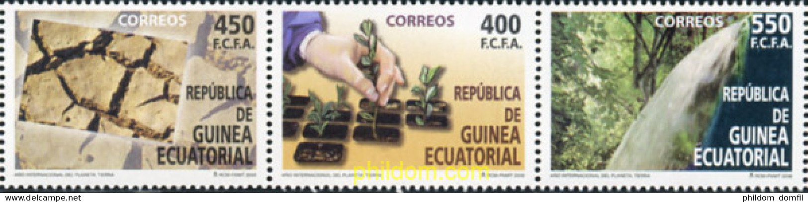 280431 MNH GUINEA ECUATORIAL 2008 AÑO INTERNACIONAL DEL PLANETA TIERRA - Guinée Equatoriale