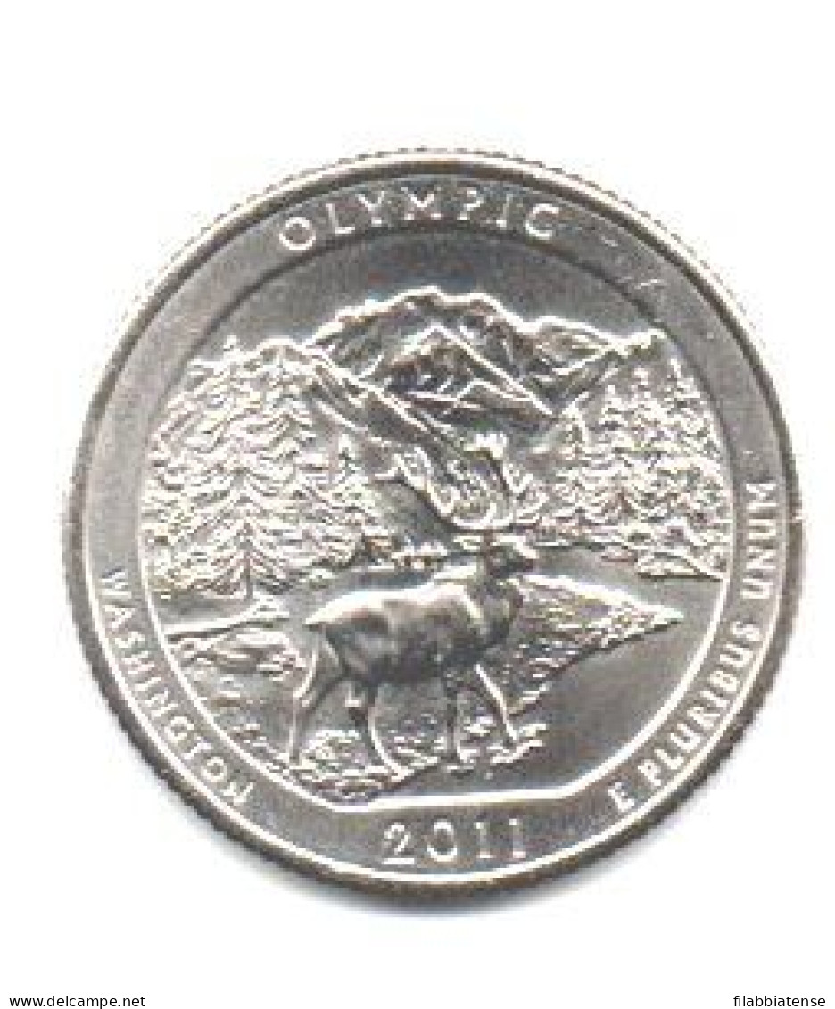 2011 - Stati Uniti 25 Cents - Quarter Olympic  D     ------ - 2010-...: National Parks