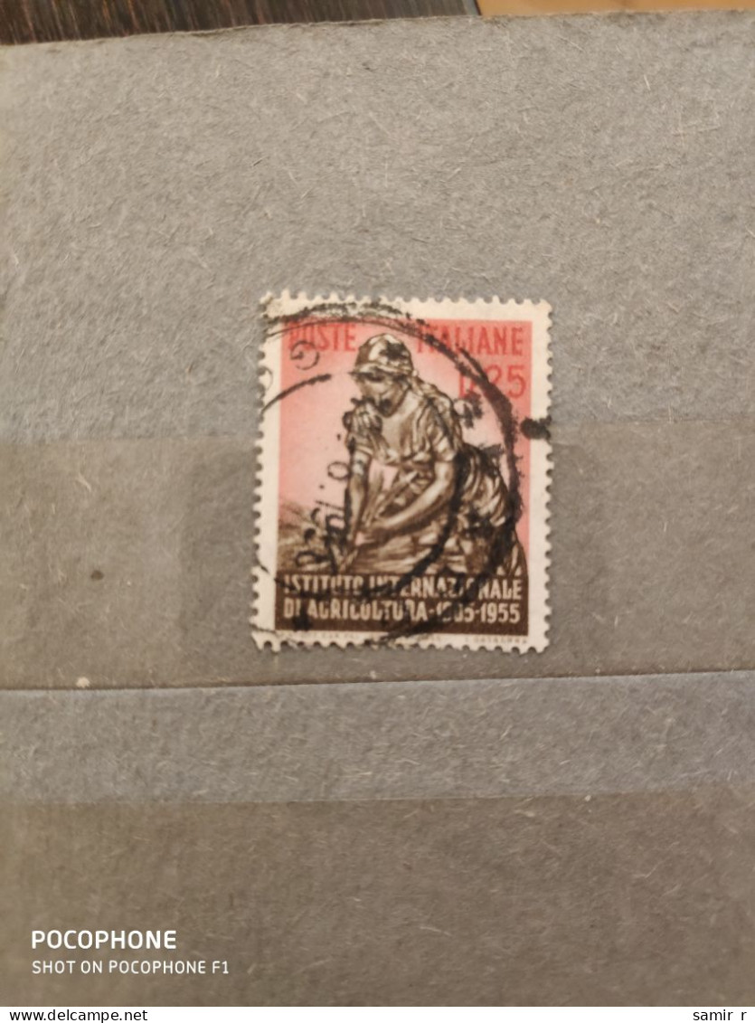 1955 Italia (F37) - Oblitérés (sans Tabs)