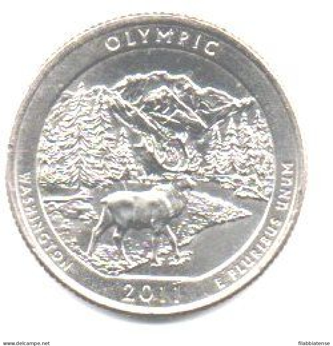 2011 - Stati Uniti 25 Cents - Quarter Olympic  P     ------ - 2010-...: National Parks