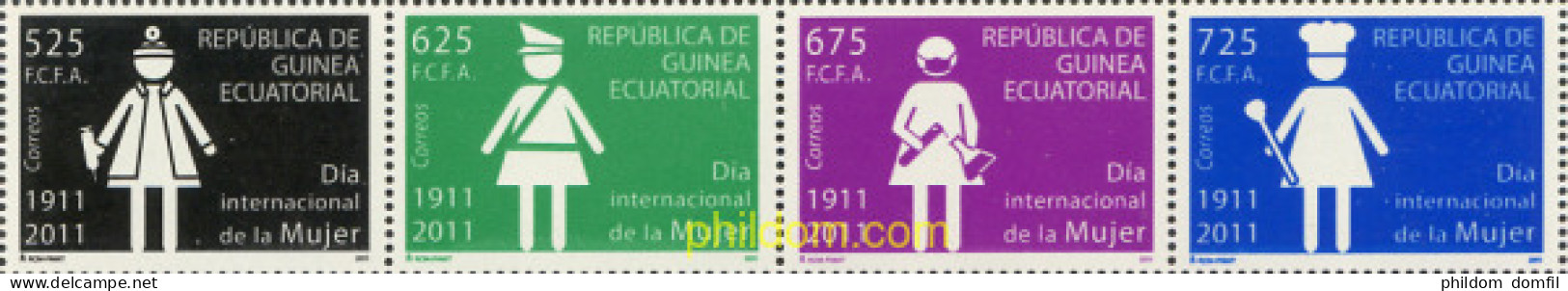 280467 MNH GUINEA ECUATORIAL 2011 DIA INTERNACIONAL DE LA MUJER - Guinée Equatoriale