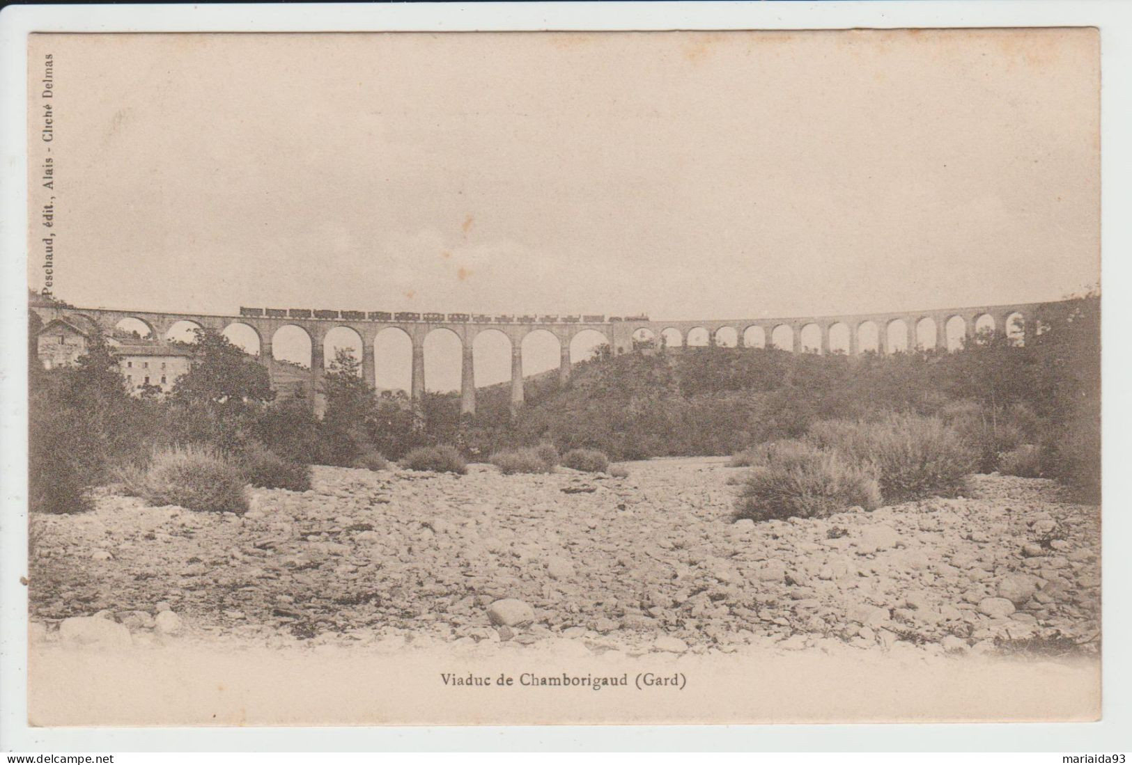 CHAMBORIGAUD - GARD - VIADUC - TRAIN - Chamborigaud