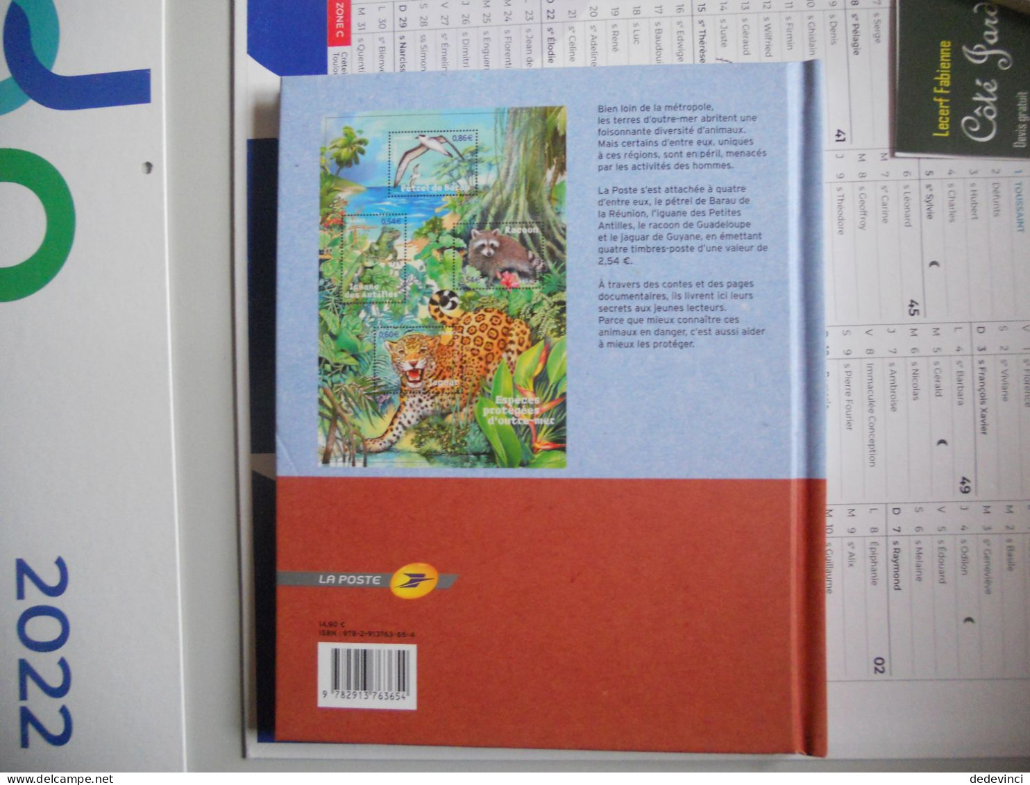 Livre : SOS Animaux D'outre-mer Vendu 14€90 Avec Les Timbres - Other & Unclassified