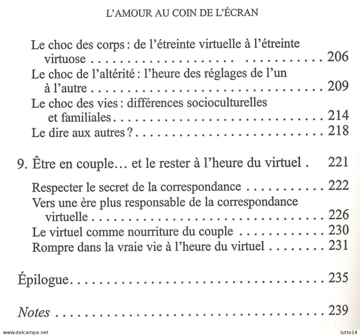 L'amour Au Coin De L'écran, Livre De Pascal Couderc Avec La Collaboration De Catherine Siguret - Sociologia