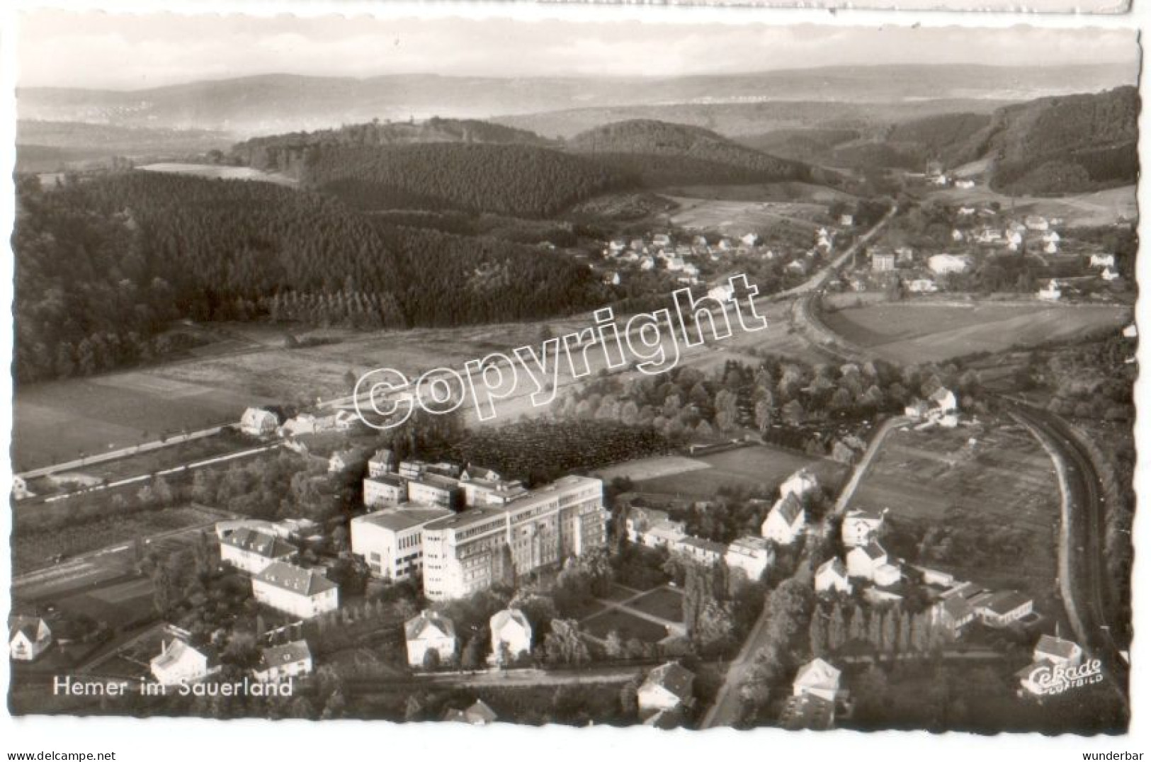 Hemer Im Sauerland - Luftbild  1966  (x1241) - Hemer