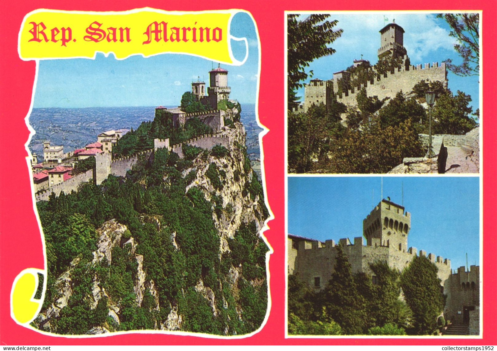 REP. SAN MARINO, CASTLE, PANORAMA, MOUNTAIN - San Marino