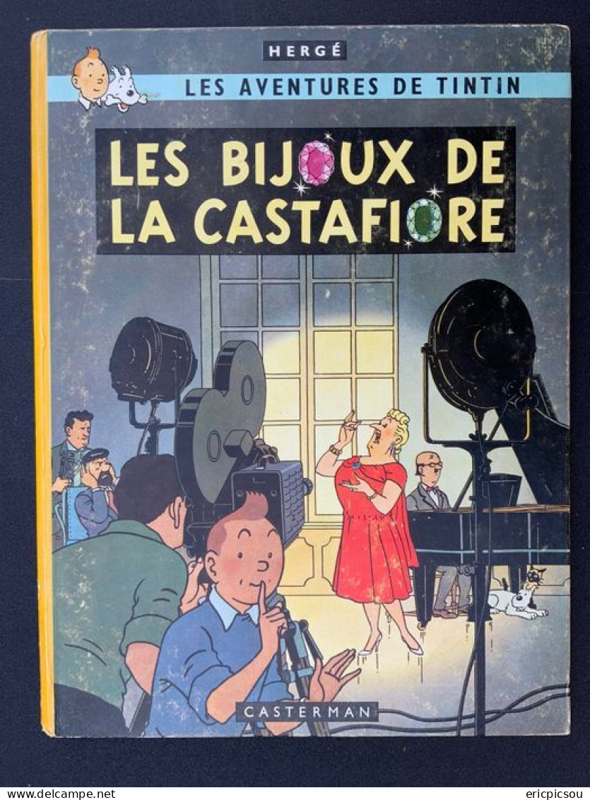 Tintin T21 -Les Bijoux De La Castafiore ( B34 ) -C-EO -1963 - Hergé