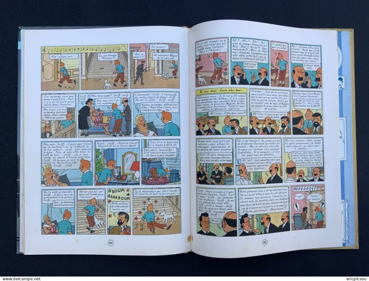 Tintin T21 -Les Bijoux De La Castafiore ( B34 ) -C-EO -1963