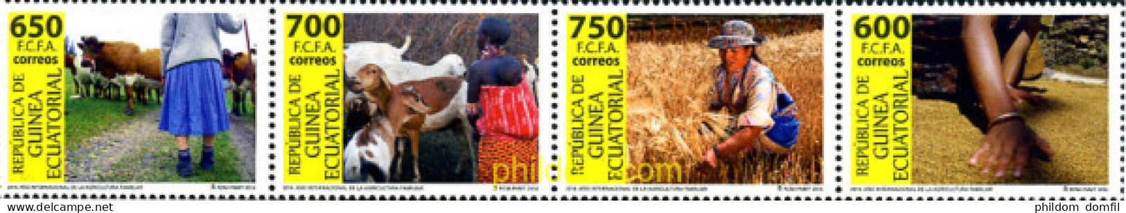 320018 MNH GUINEA ECUATORIAL 2014 AGRICULTURA - Guinée Equatoriale