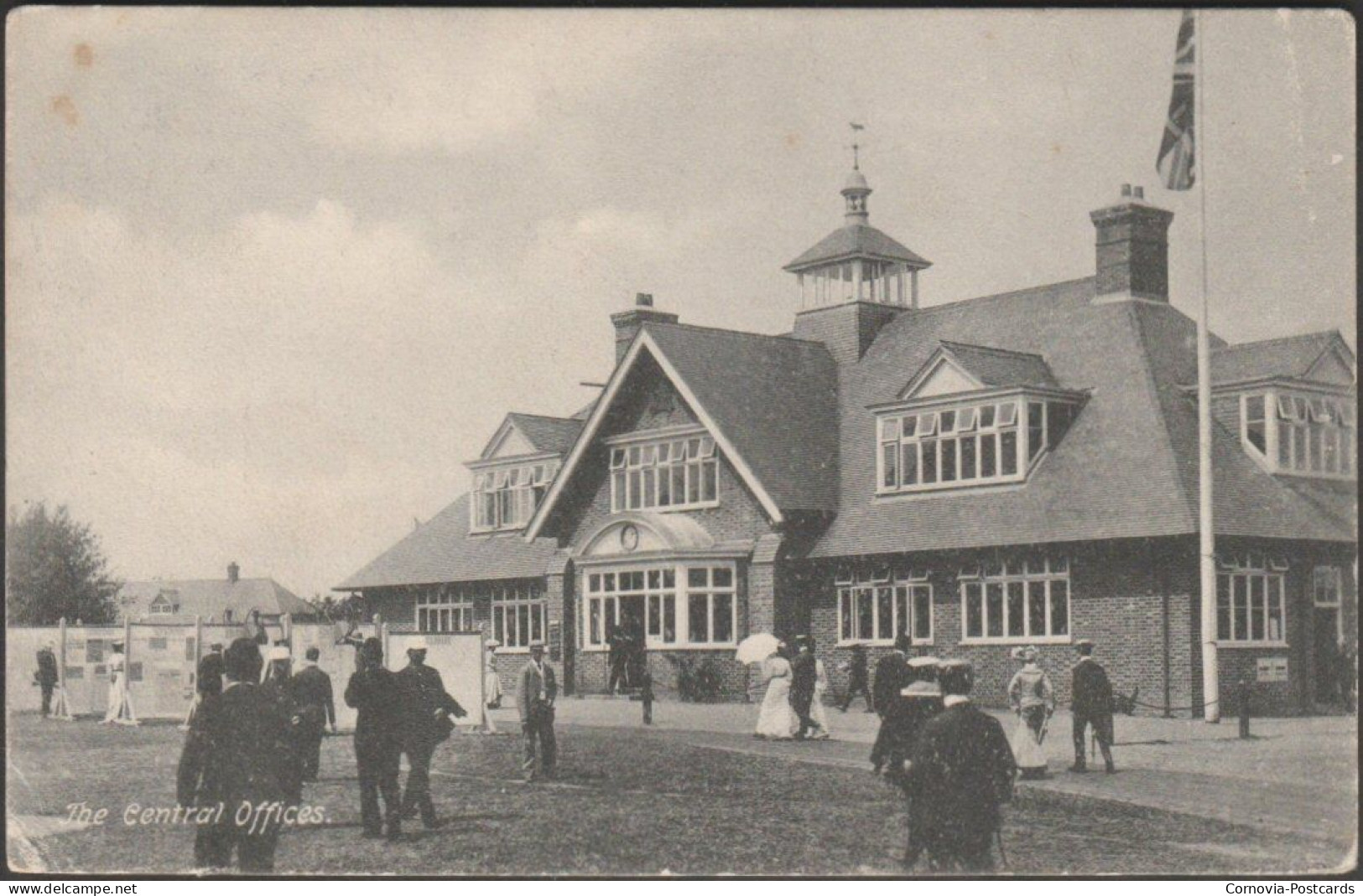 The Central Office, Bisley Camp, Surrey, C.1905 - Blyth Postcard - Surrey