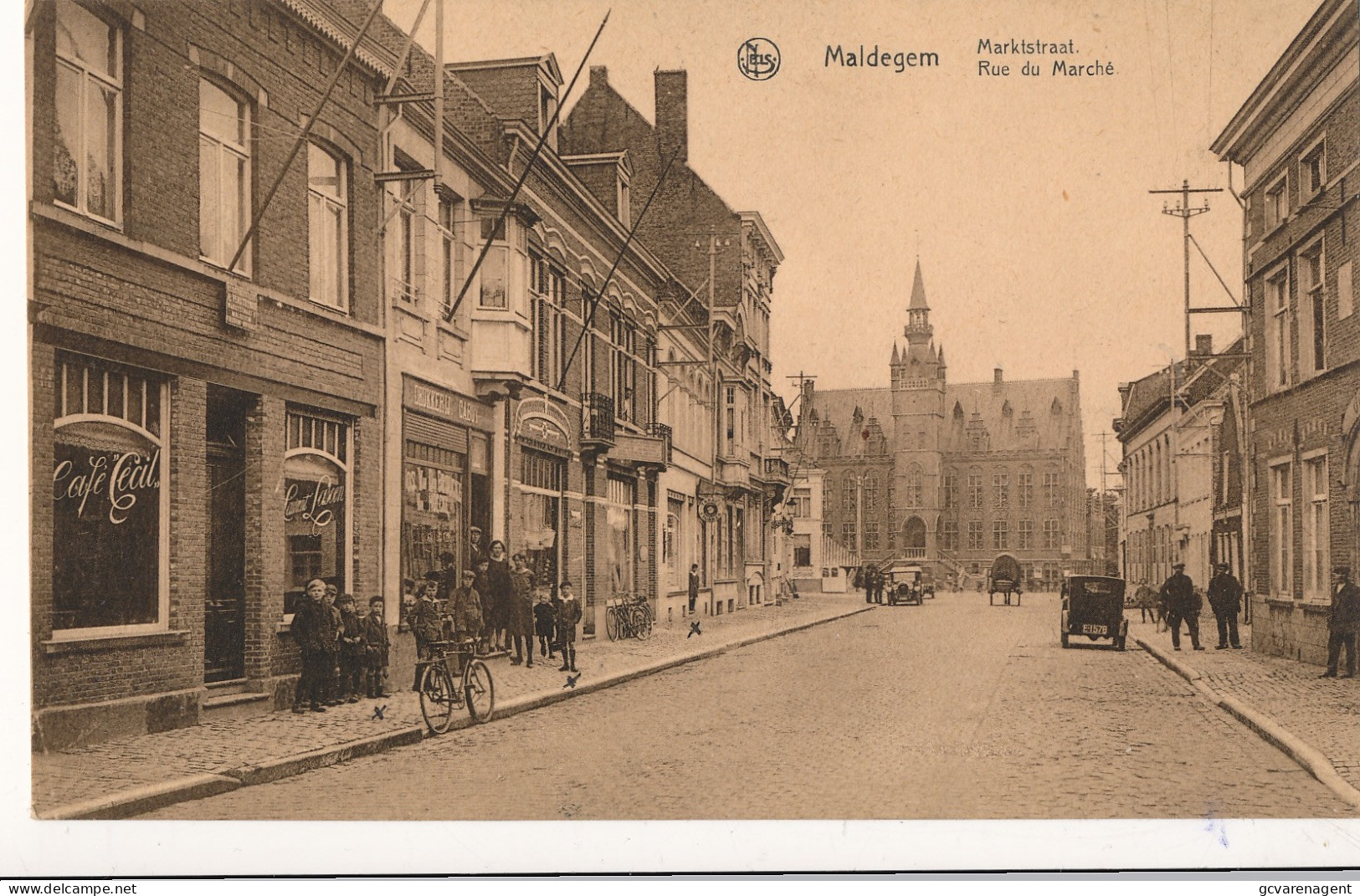 MALDEGEM   MARKTSTRAAT     2 SCANS - Maldegem