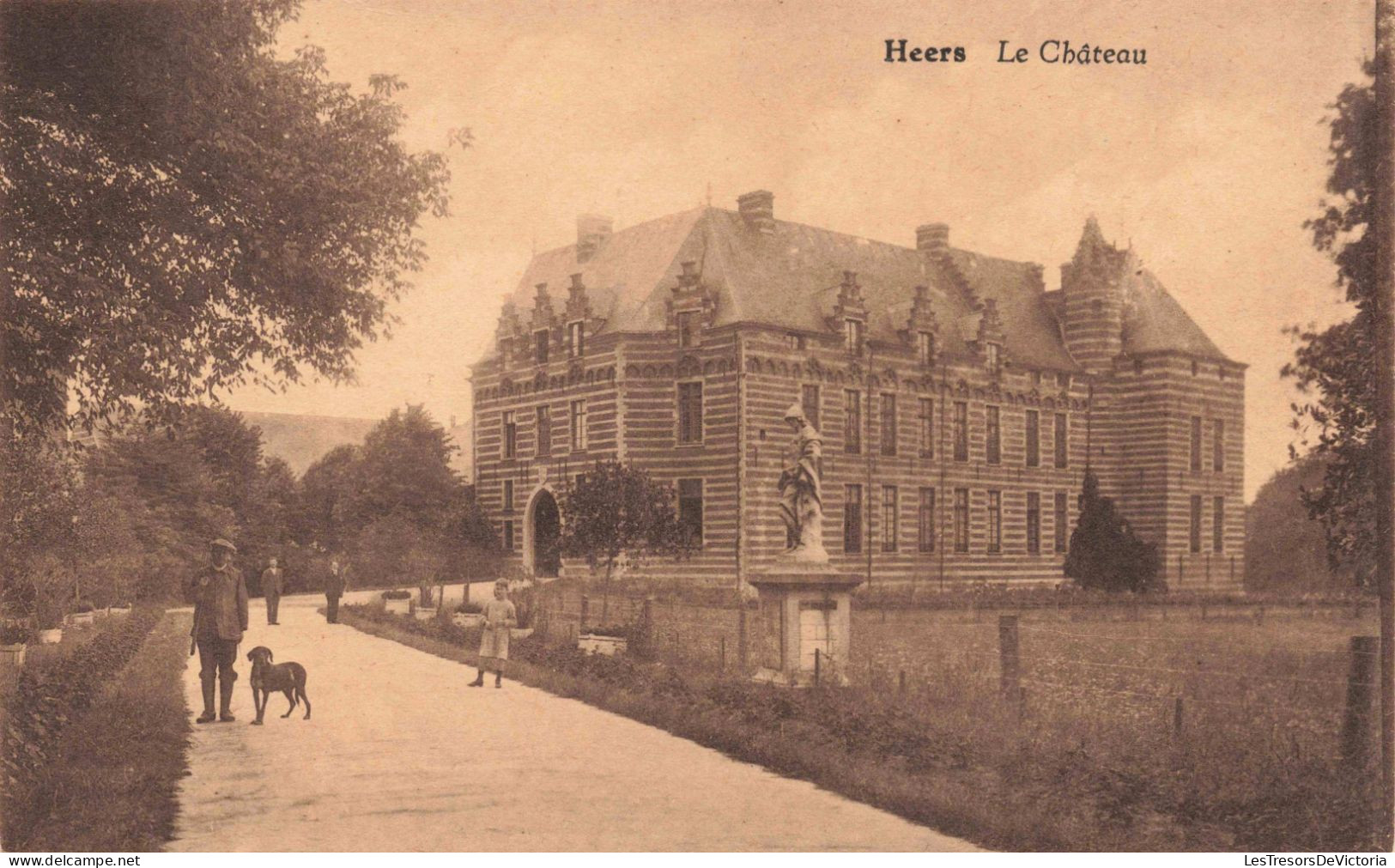 BELGIQUE - Heers - Le Château  - Carte Postale Ancienne - Heers