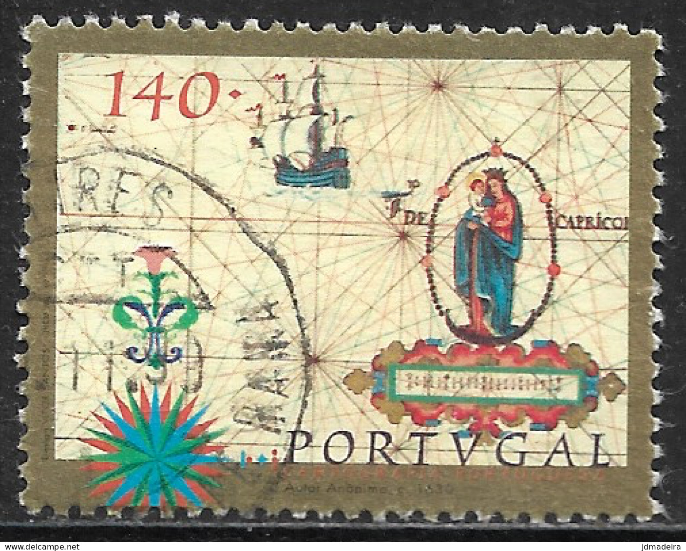 Portugal – 1997 Cartography 140. Used Stamp - Gebraucht