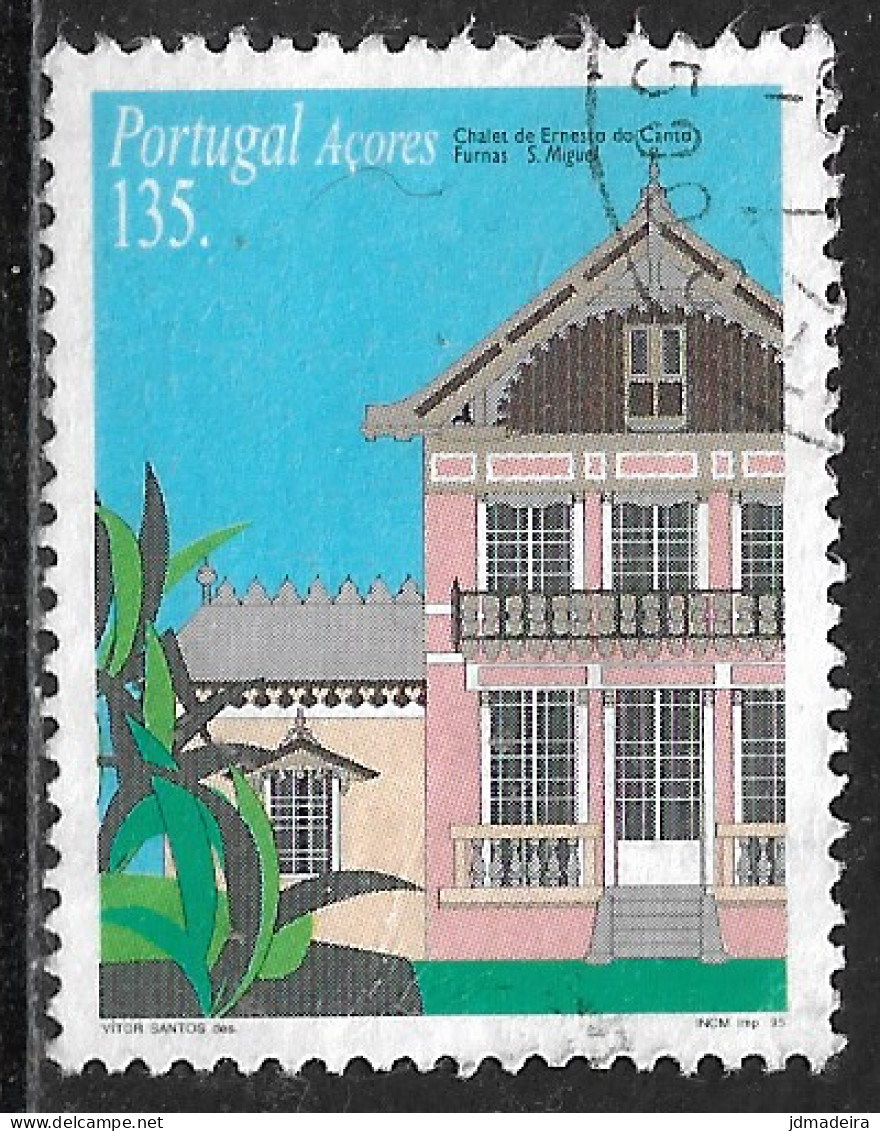 Portugal – 1995 Azores Architecture 135. Used Stamp - Usati