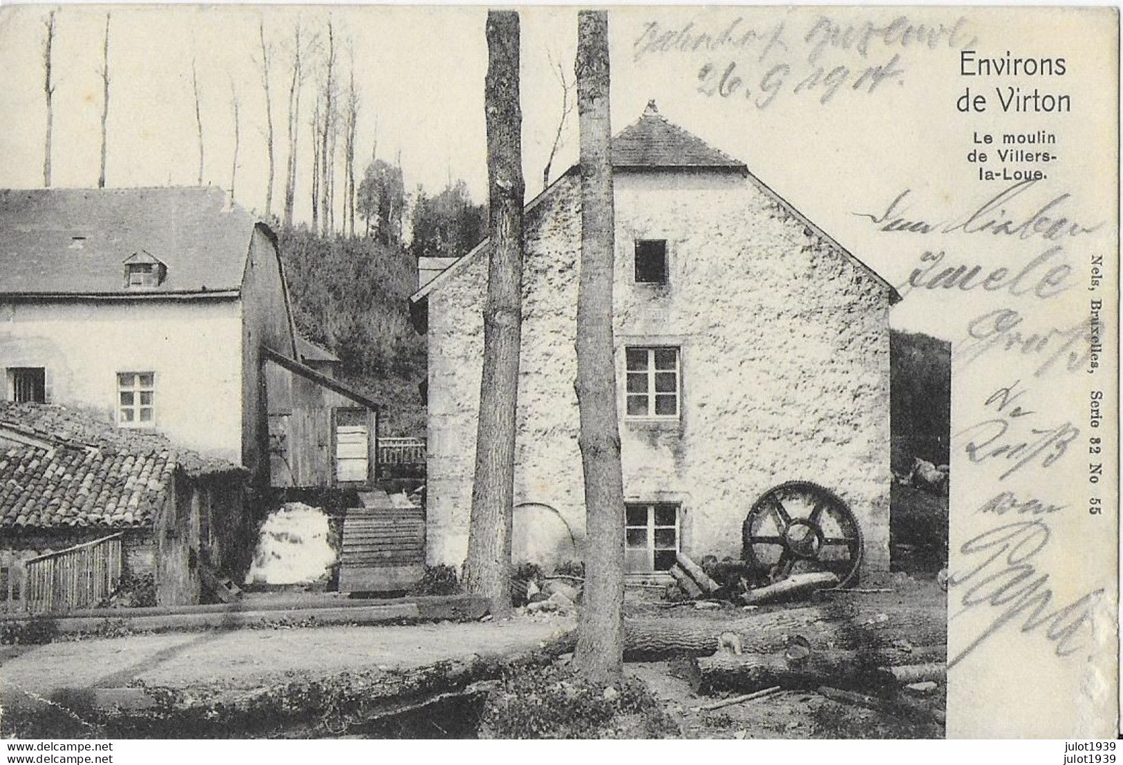 VILLERS - LA - LOUE ..-- MOULIN . FELDPOST 1914 . Nels 32 , N° 55 . SUPERBE !!! - Meix-devant-Virton