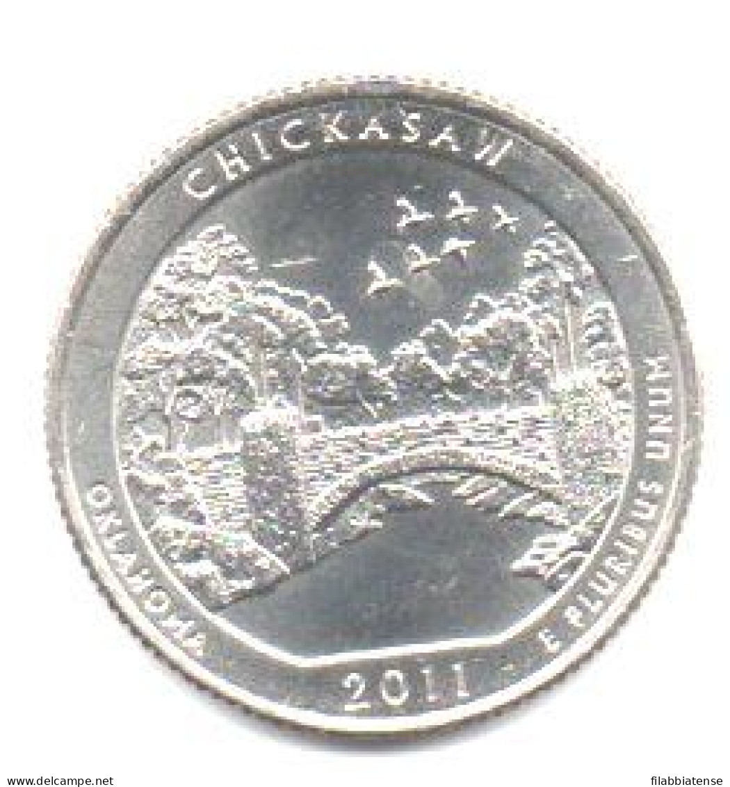 2011 - Stati Uniti 25 Cents - Quarter Chickasaw    D     ------ - 2010-...: National Parks