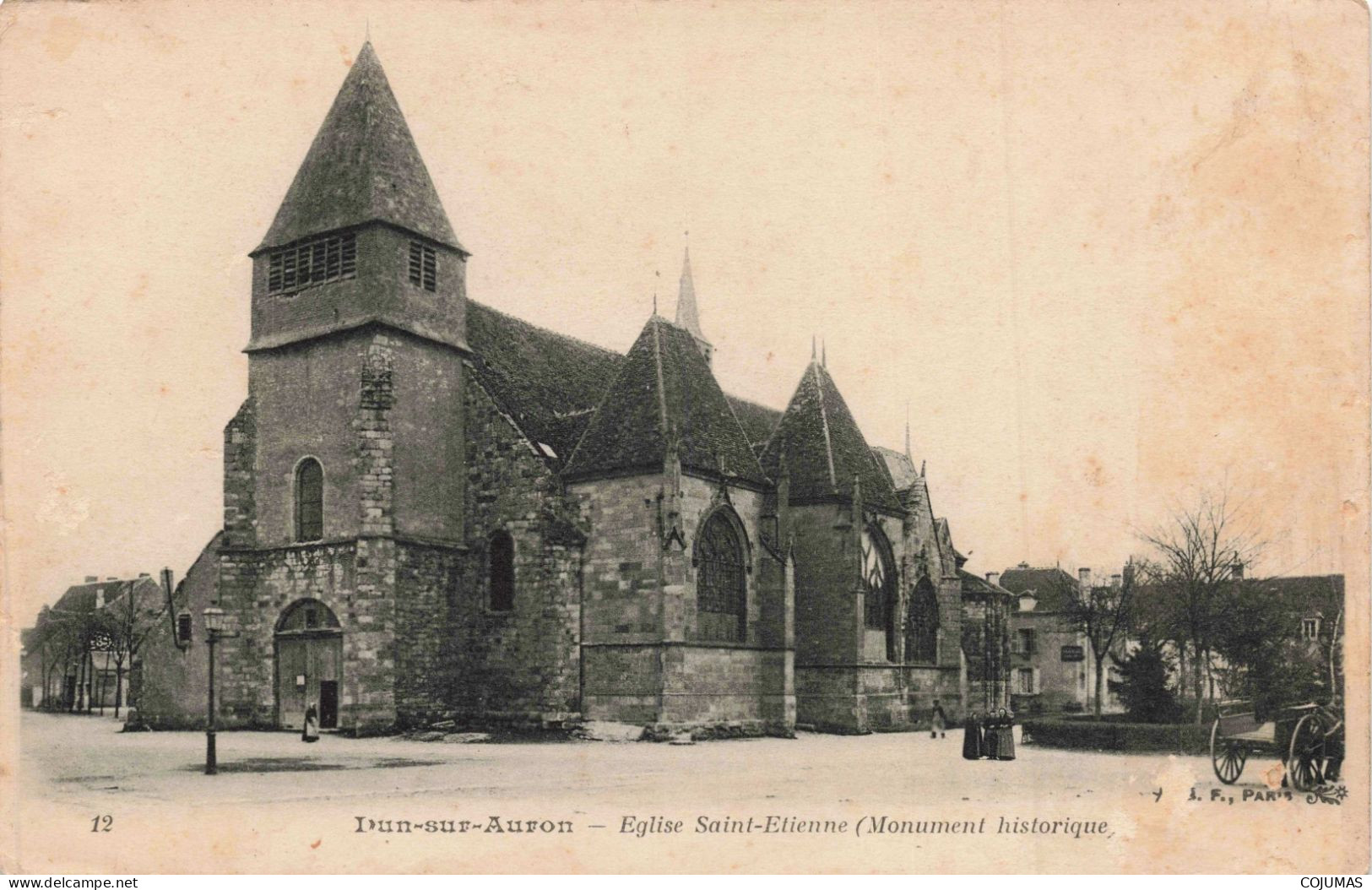 18 - DUN SUR AURON _S21820_ Eglise Saint-Etienne - Monument Historique - En L'état Décollée - Dun-sur-Auron