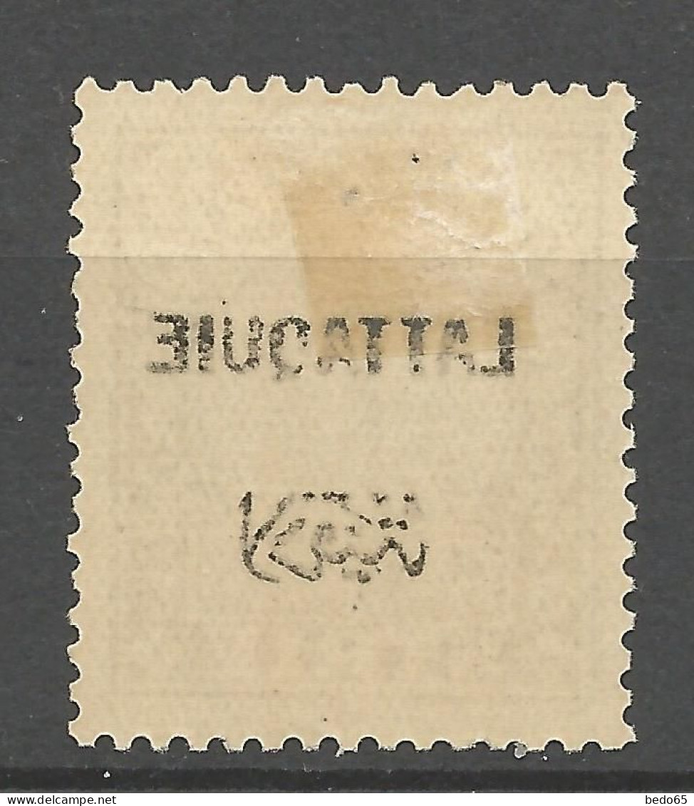 LATTAQUIE N° 20a Surcharge Recto-verso NEUF*  CHARNIERE / Hinge / MH - Unused Stamps