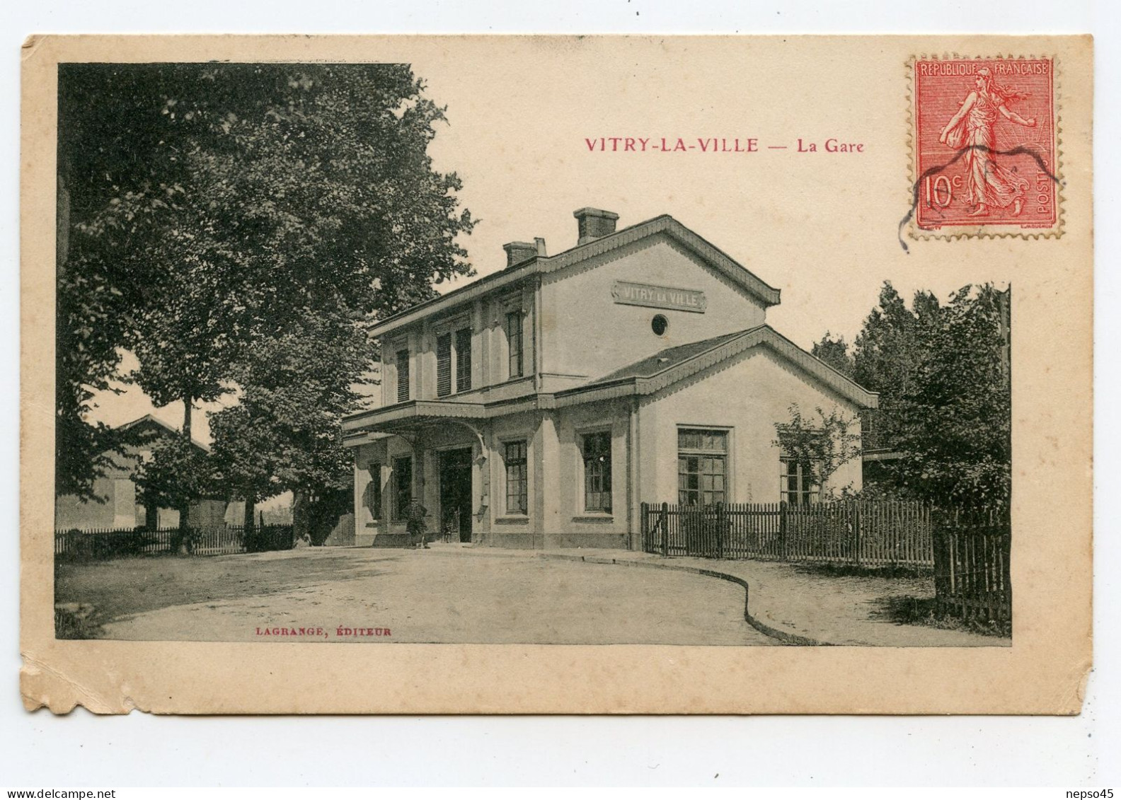 Vitry-la-Ville ( 51) La Gare. - Vitry-la-Ville