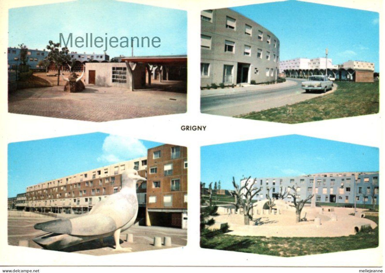 Cpsm Grigny (91) Multivues - La Grande Borne - Grigny