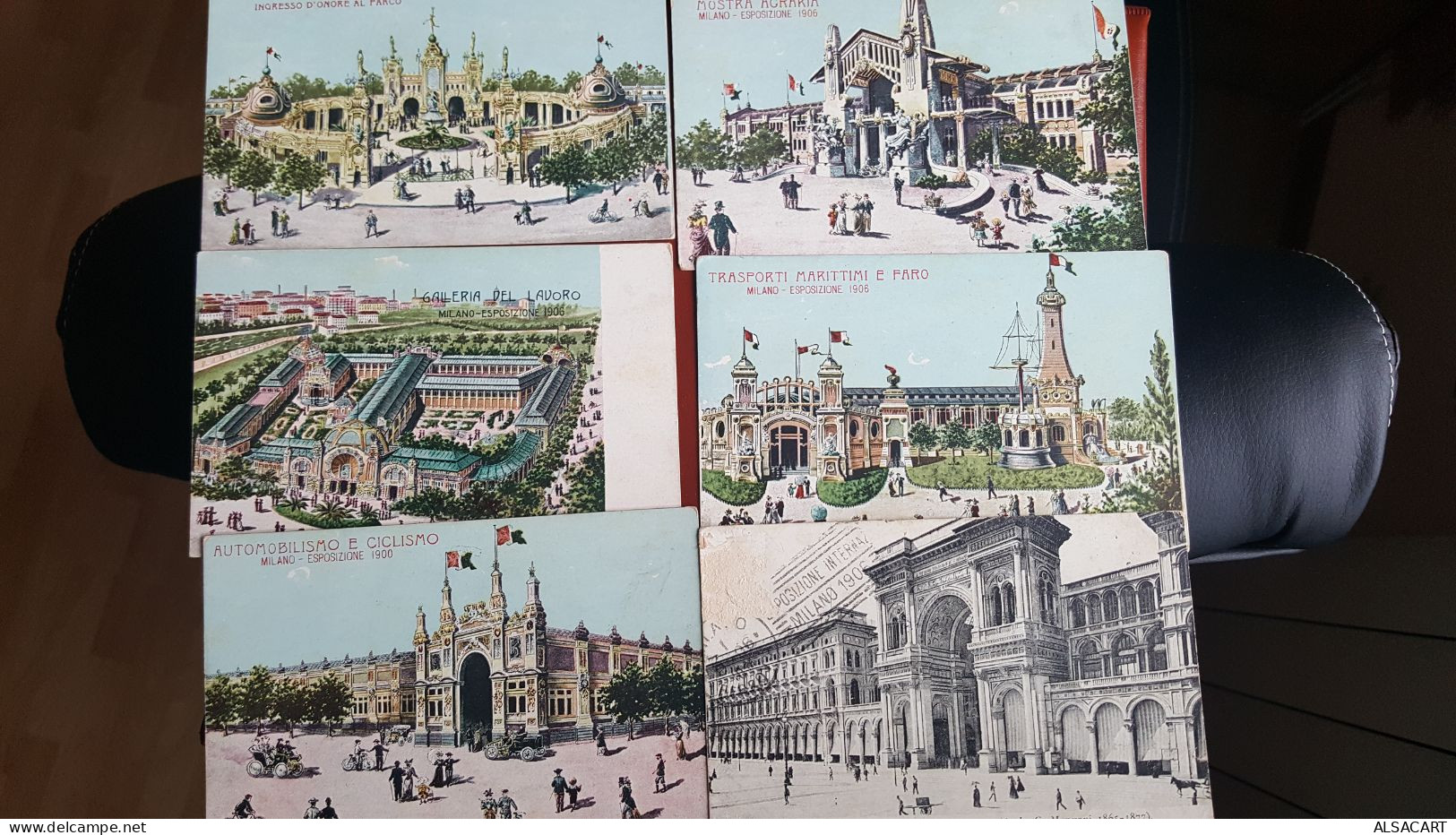 Lot De  6 Cartes De L'exposision ,esposizione Milan 1906 - Sammlungen & Sammellose