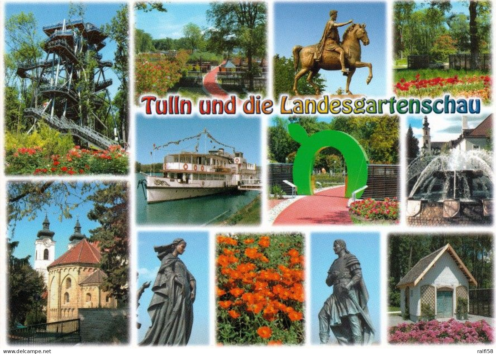 1 AK Österreich / Niederösterreich * Tulln An Der Donau - Motive Der Stadt Und Von Der NÖ Landesgartenschau - Die Garten - Tulln