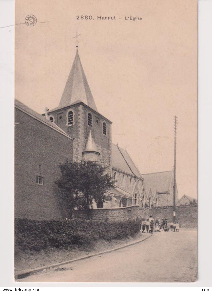 Cpa Hannut  église - Hannut