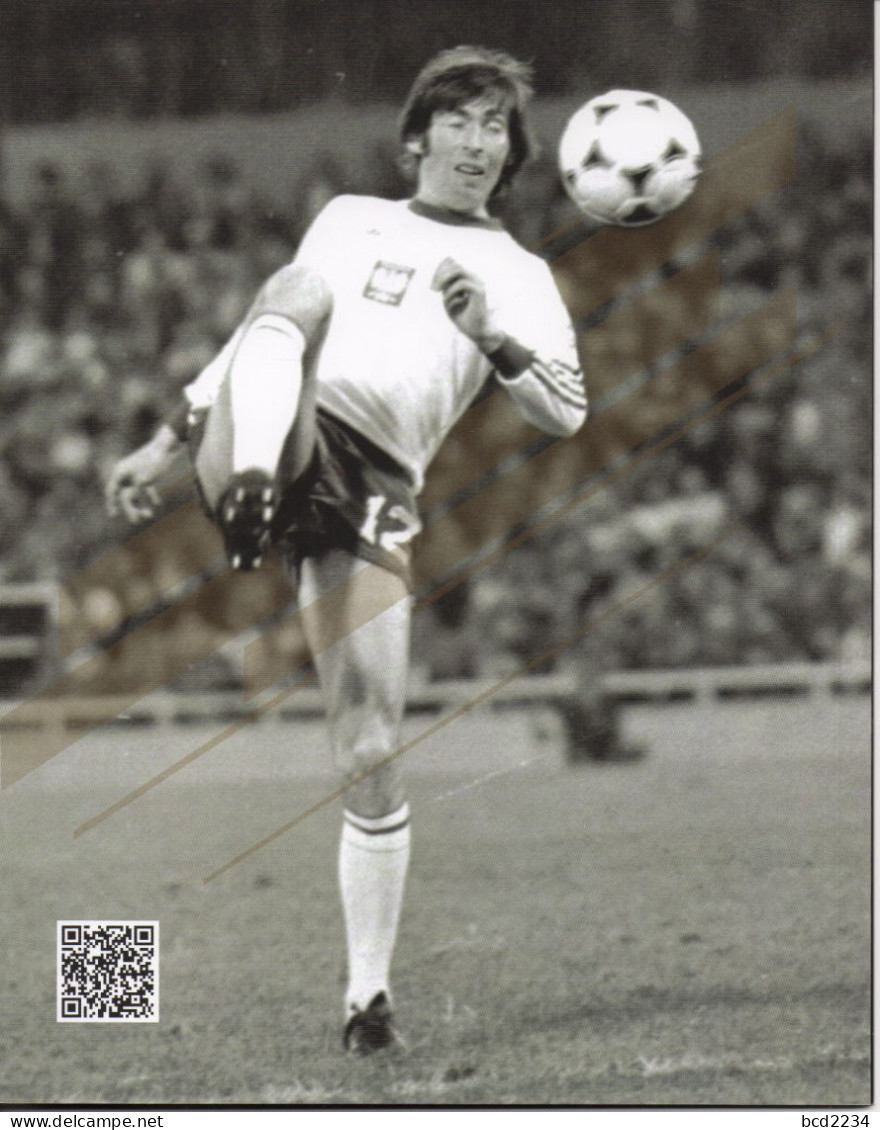 POLAND 2019 LIMITED EDITION FOLDER: KAZIMIERZ DEYNA POLISH FOOTBALL STAR WORLD CUP 1974 1978 OLYMPICS 1972 1976 SOCCER - Cartas & Documentos