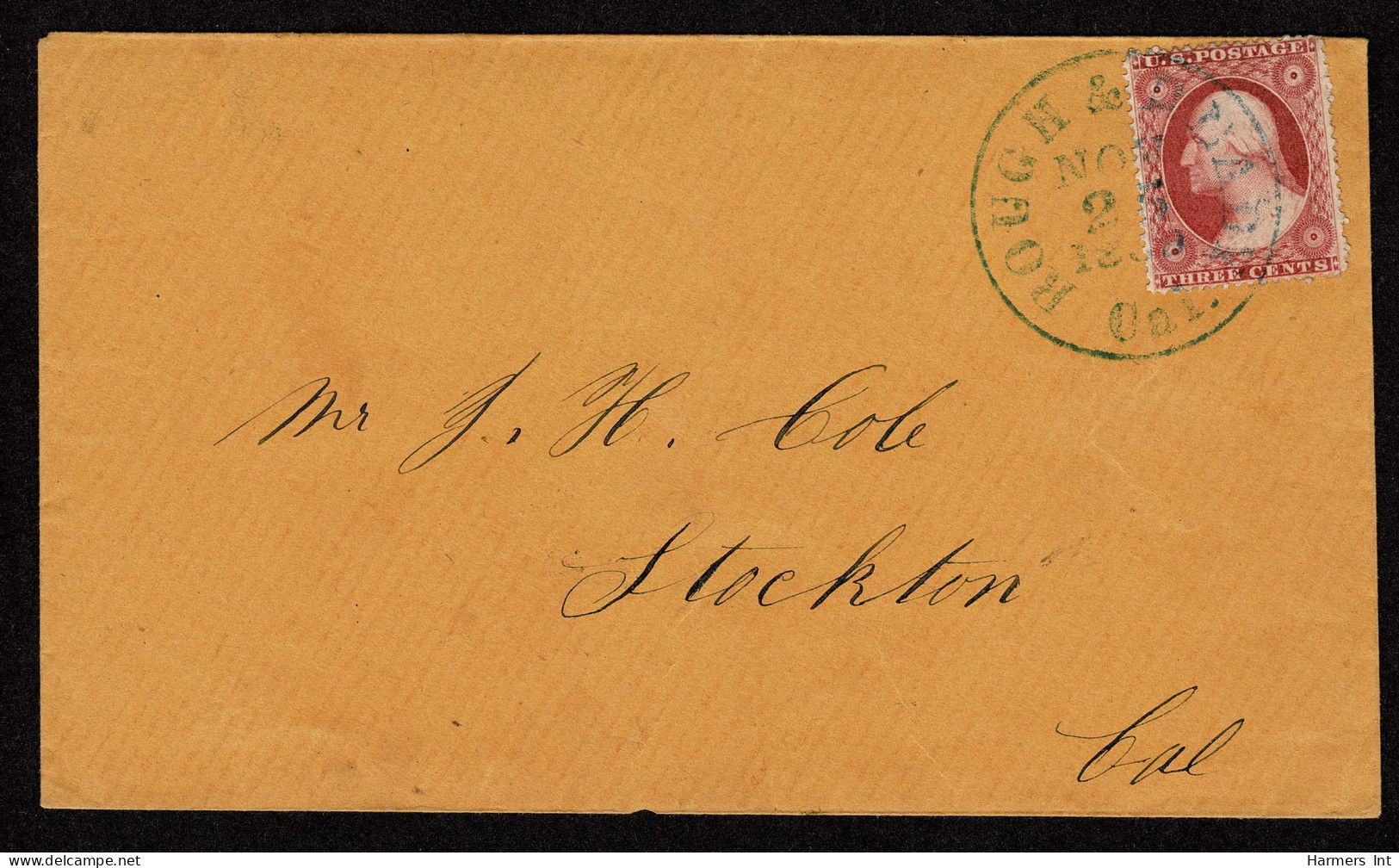Lot # 028 1857, 3¢ Dull Red, Type III - Briefe U. Dokumente